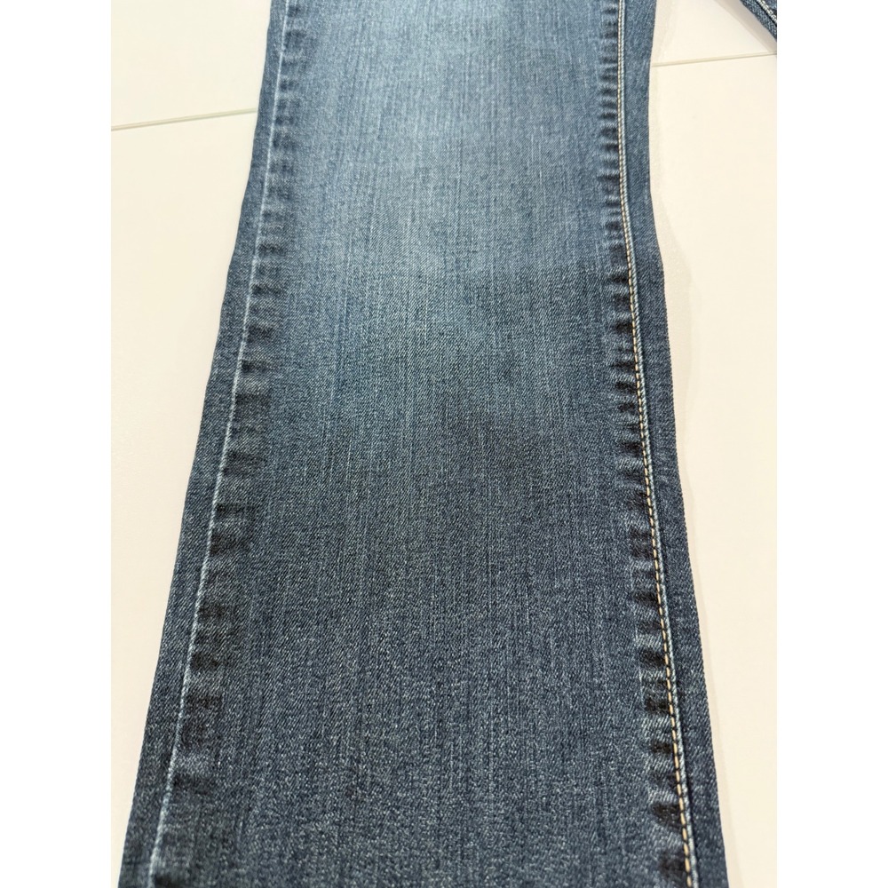 Levi's Women's Mid Rise Skinny Jeans W28 L32 Dark Wash Denim 258 - Picture 6 of 12